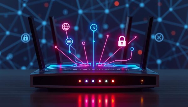 how does a VPN router work