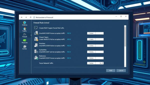 Firewall rules configuration