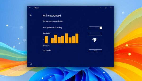 Wi-Fi speed measurement in Windows Settings