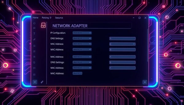 network adapter settings